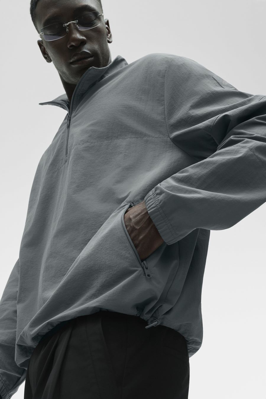 Alo Light Weight Takeaway Track Pullover Monument