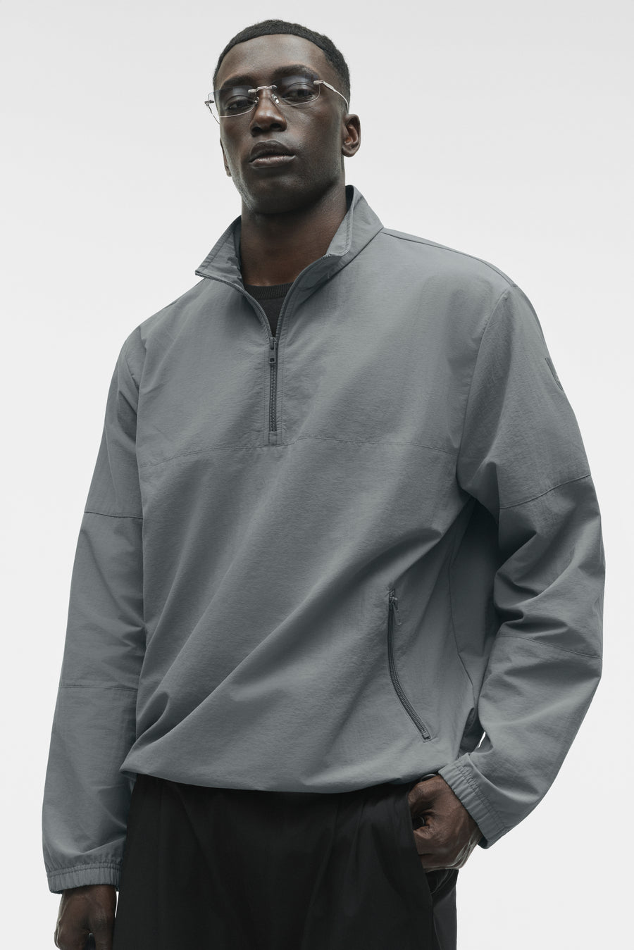Alo Light Weight Takeaway Track Pullover Monument