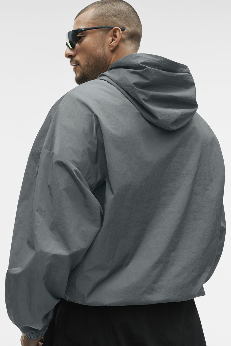 Alo Axis Hooded Pullover Monument
