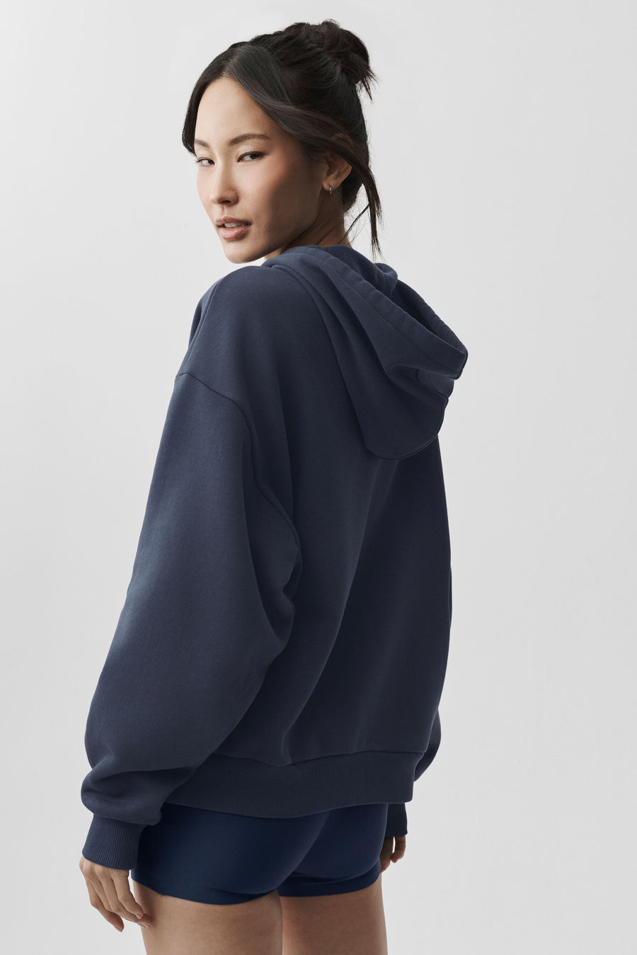 Alo Accolade Full Zip Hoodie Navy
