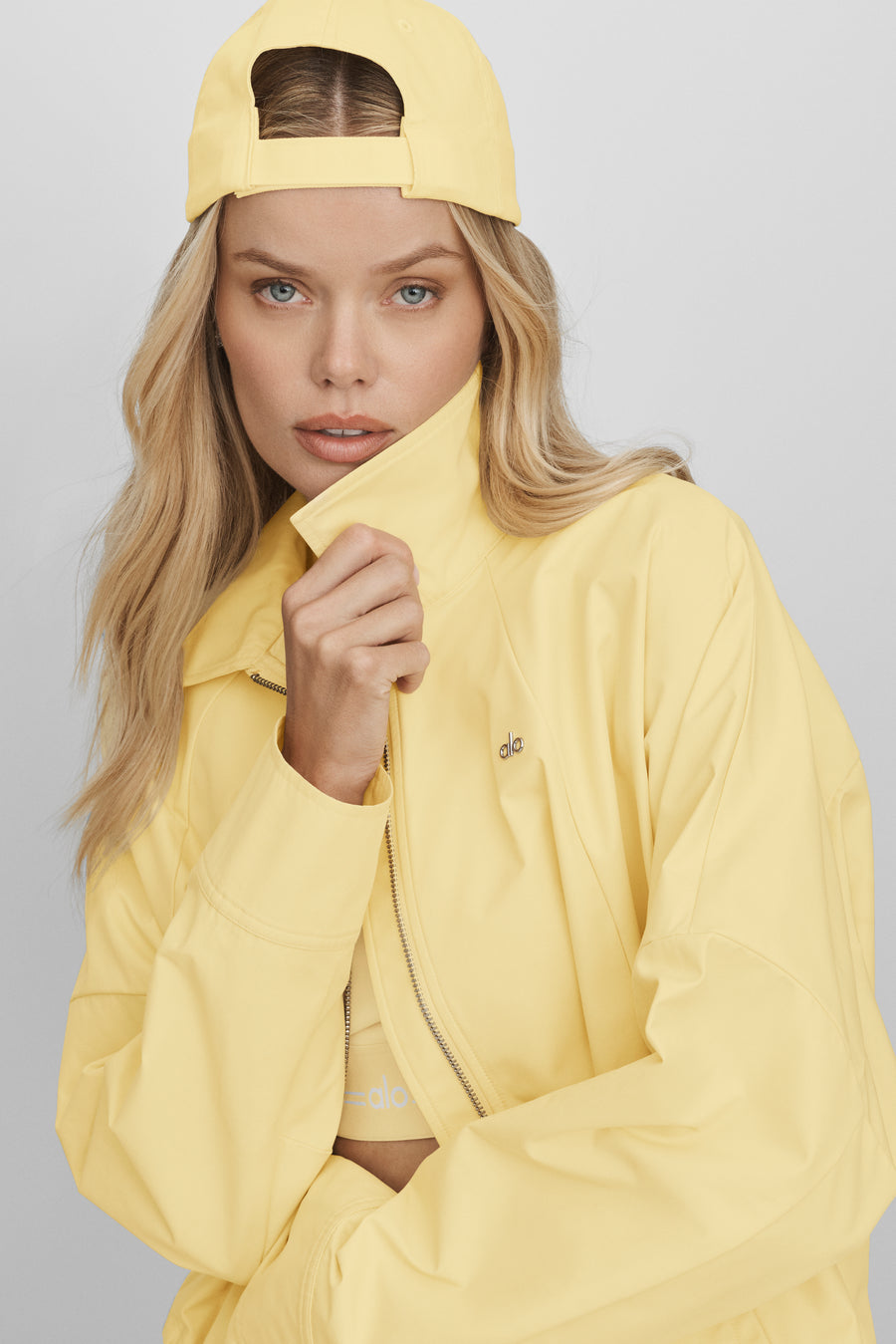 Alo Best Bet Full Zip Jacket Warm Butter