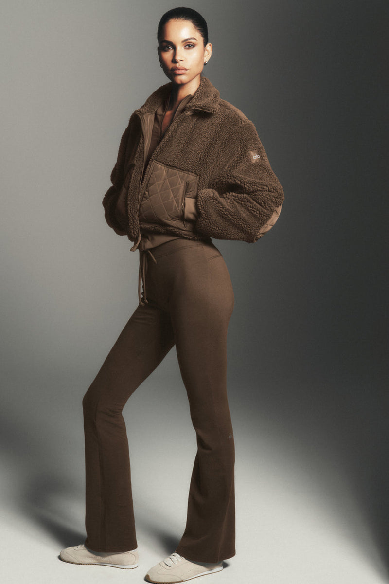 Alo Sway Bootcut Sweatpant Java Brown