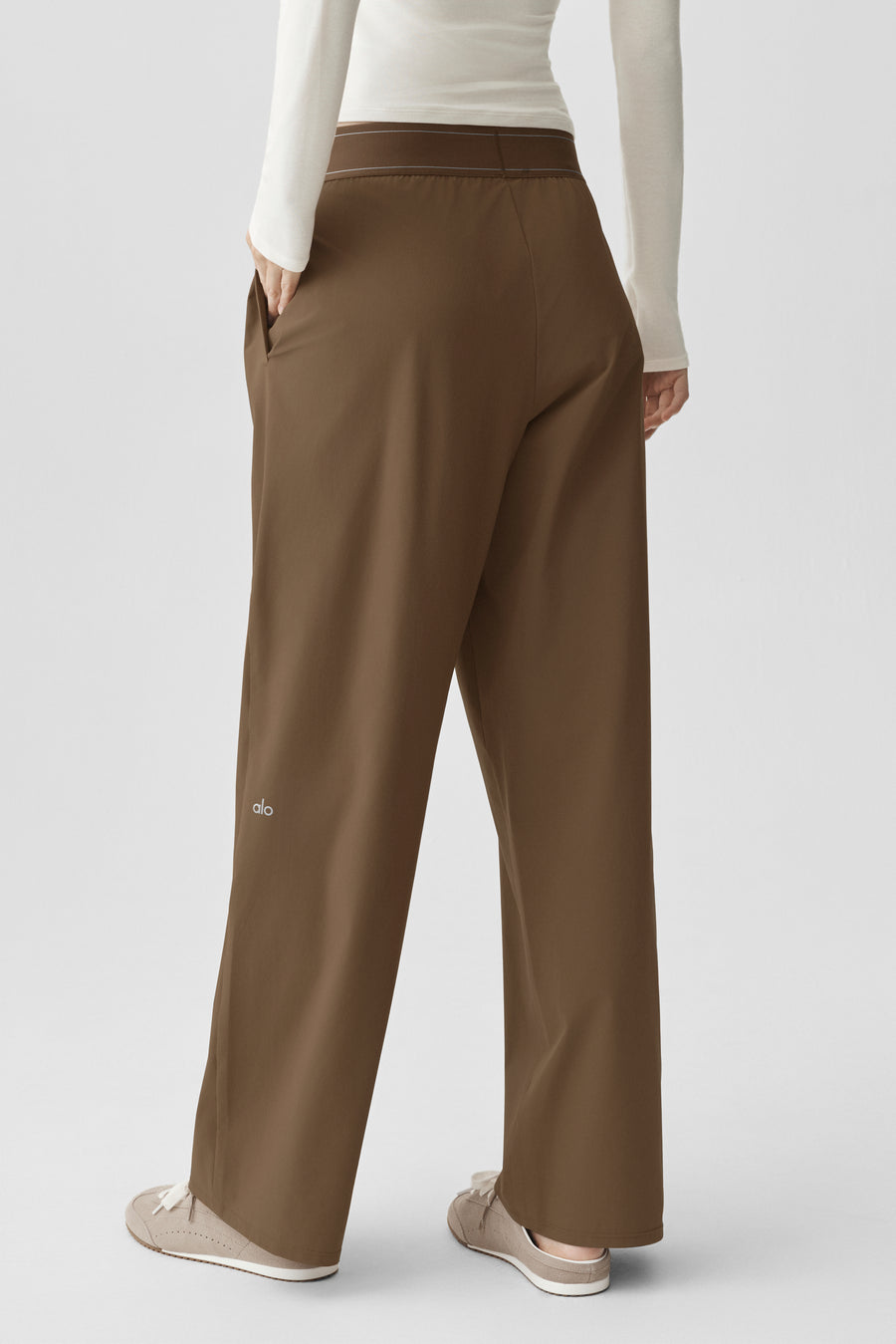 Alo Suit Up Trouser (Long) Java Brown
