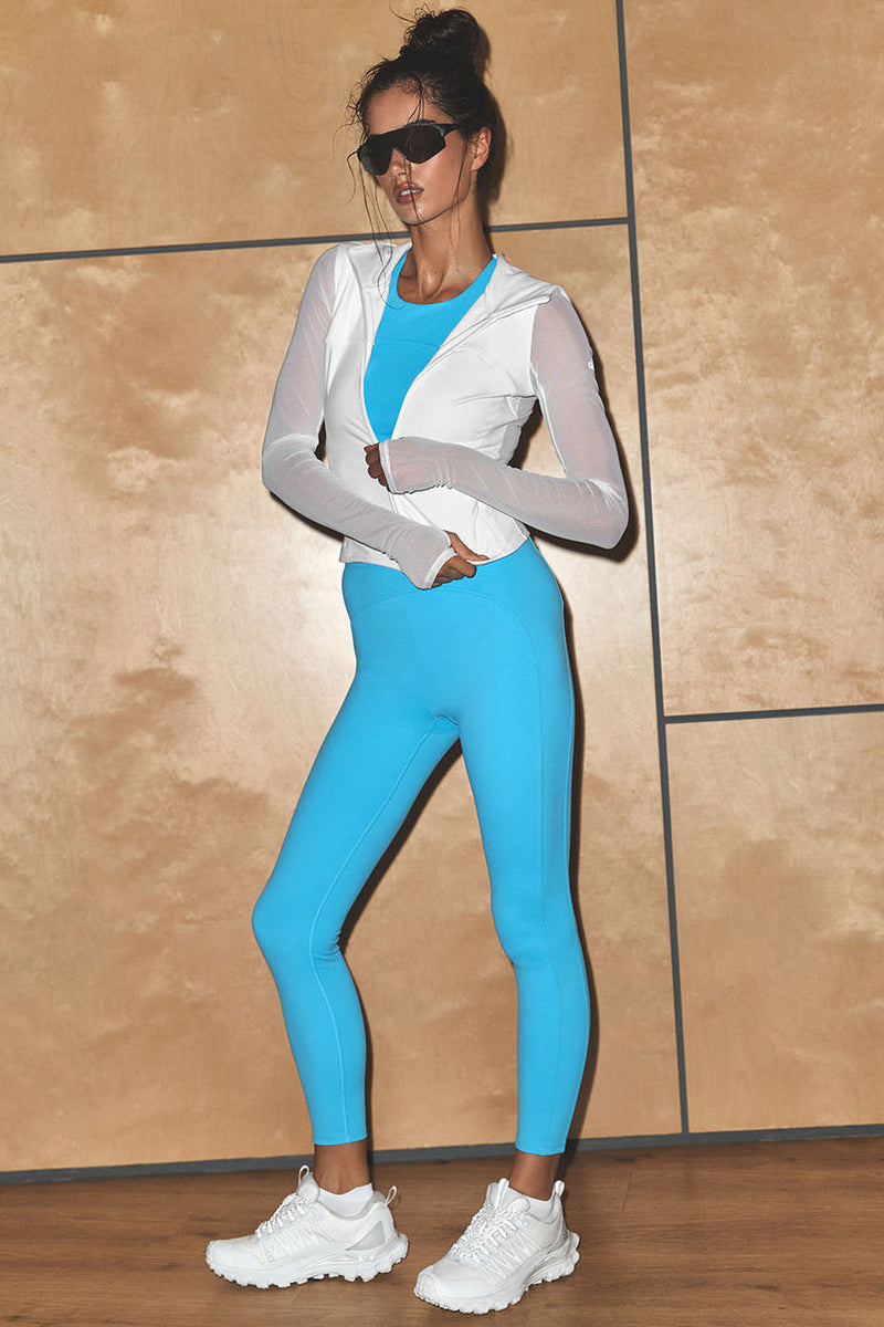 Alo Softsculpt High-Waist 7/8 Superset Legging Azure Blue