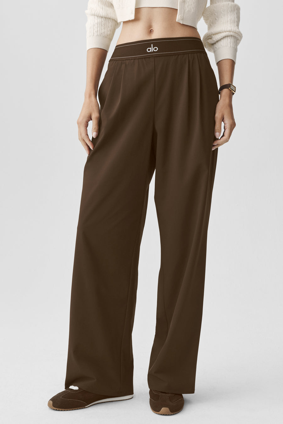 Alo Suit Up Trouser (Short) Espresso