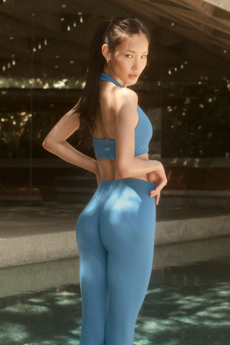 Alo Softsculpt 7/8 Define Legging California Blue