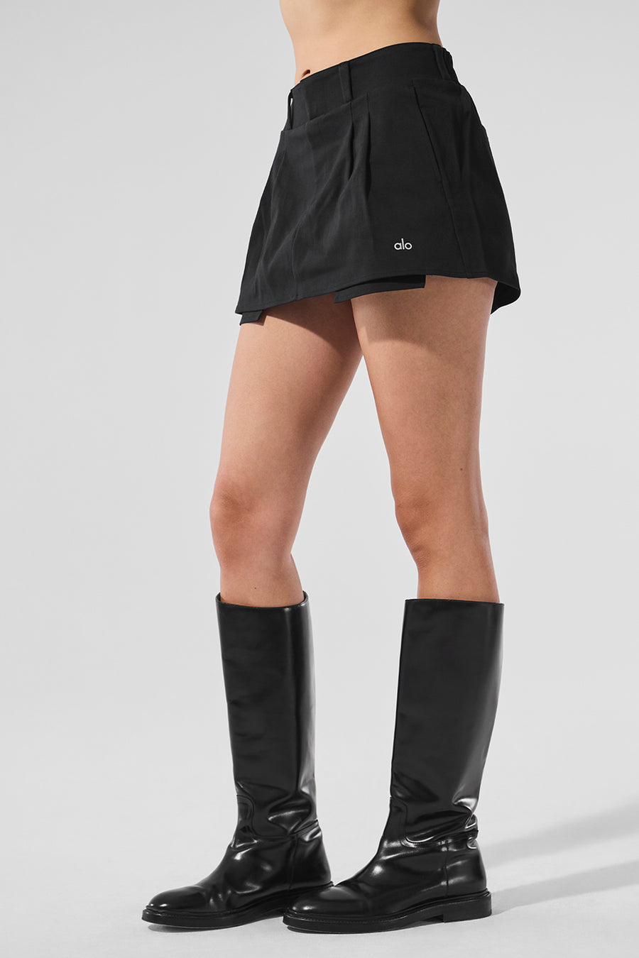 Alo Good Days Mini Skirt Black
