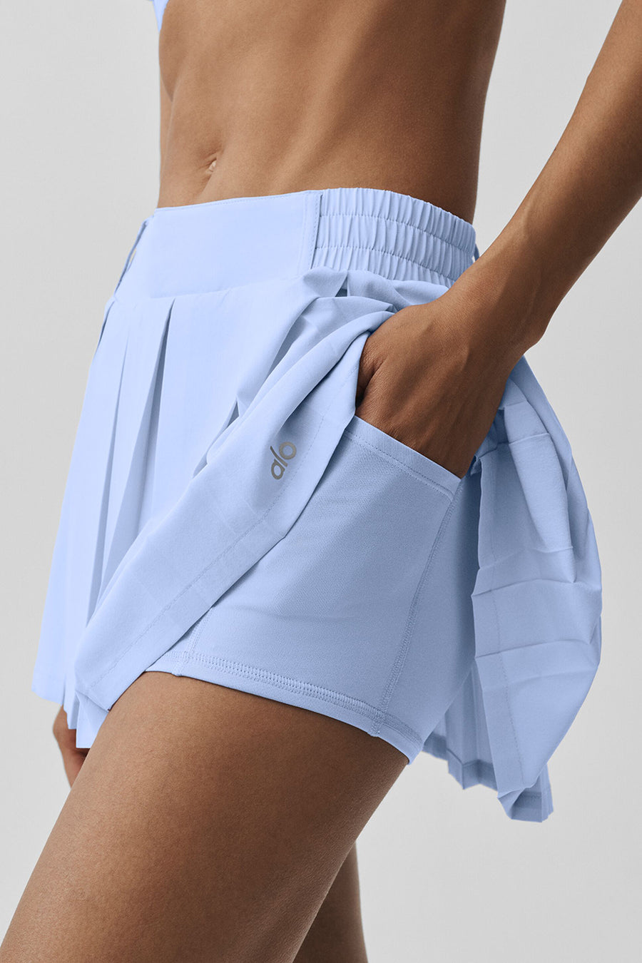 Alo Rally Tennis Skirt Light Provence Blue