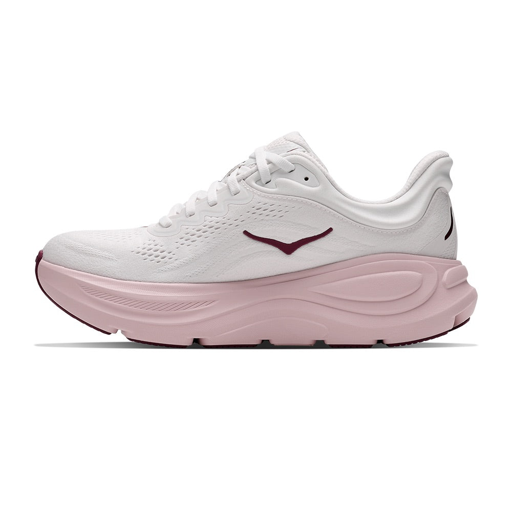 HOKA Bondi 9 White / Pink Opal