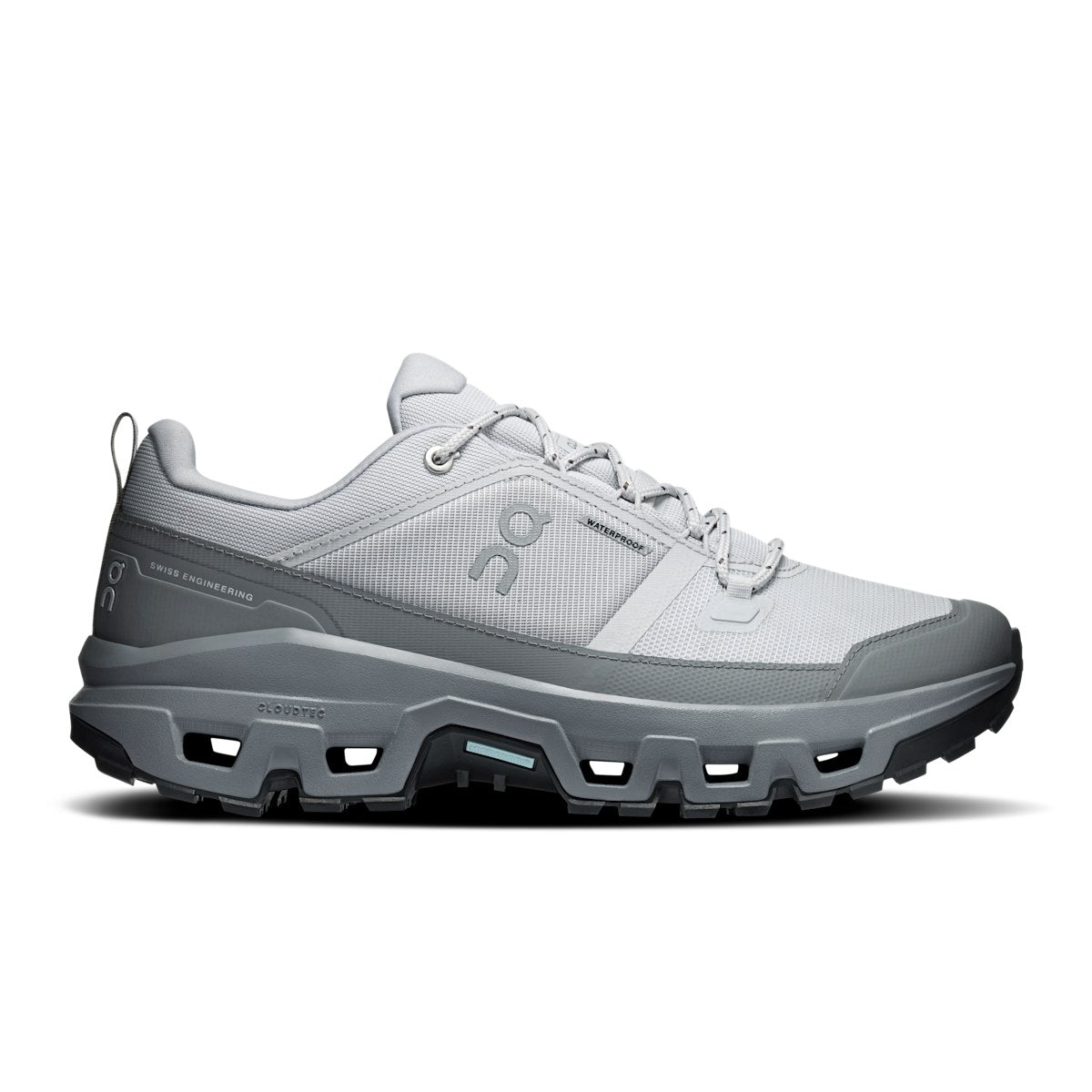 On Cloudrock Low Waterproof Glacier / Rock
