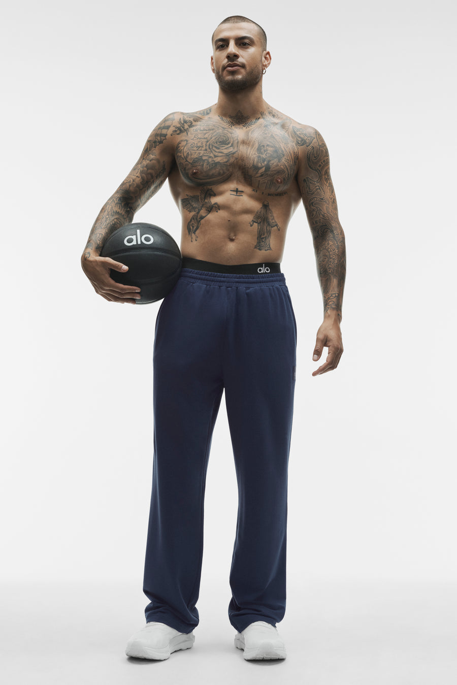 Alo Double Take Straight Leg Pant Navy