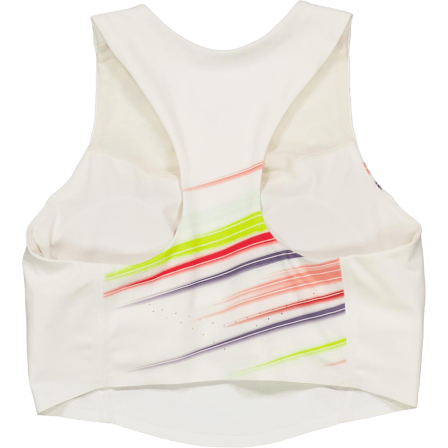 HOKA Race Day Crop Bra Alabaster Flare