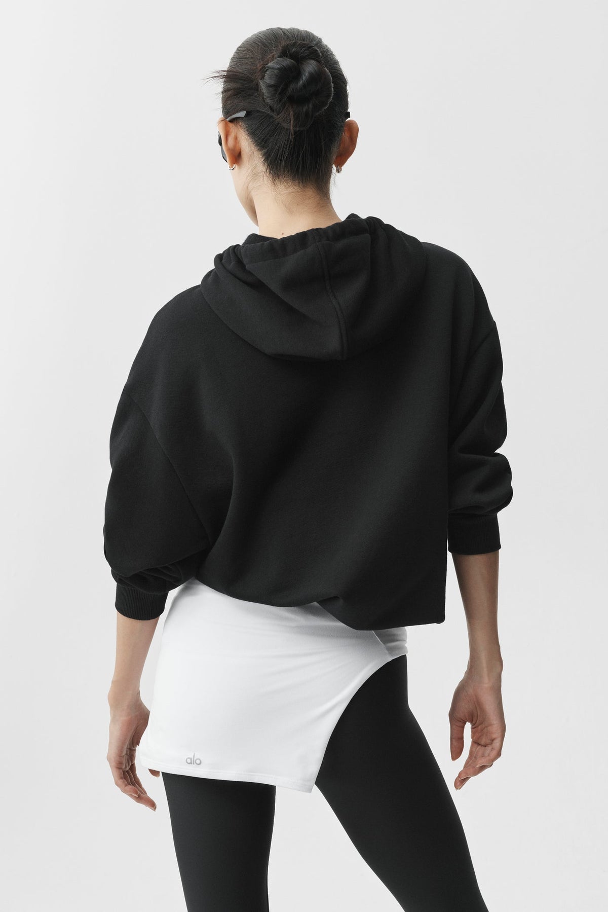alo accolade hoodie black