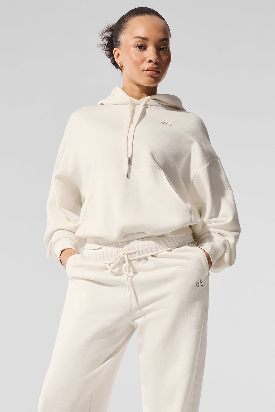 alo accolade hoodie ivory