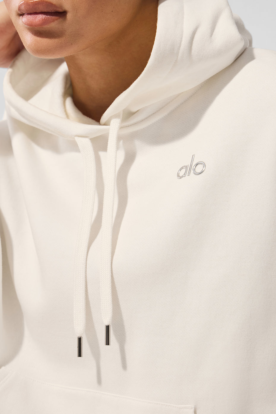 alo accolade hoodie ivory