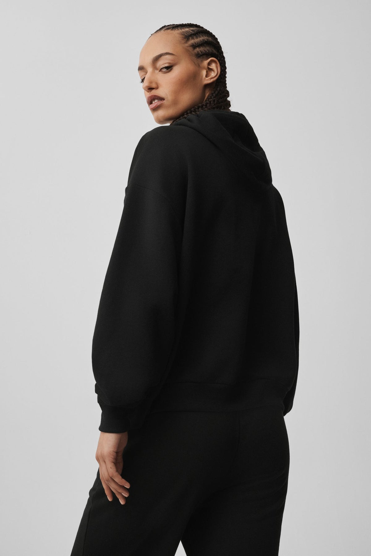 Alo Accolade Full Zip Hoodie Black
