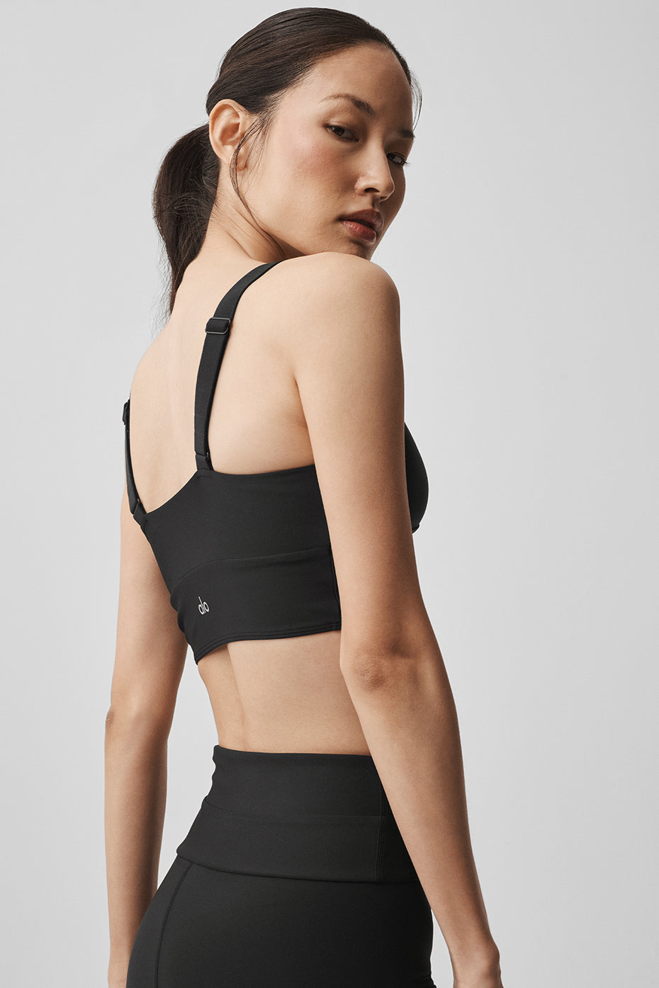 alo airlift bra black