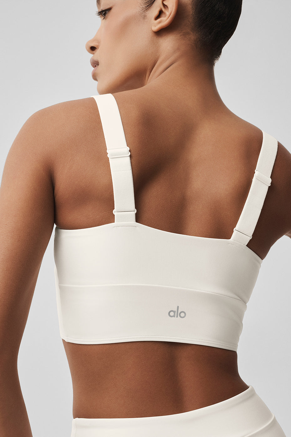 alo airlift bra ivory