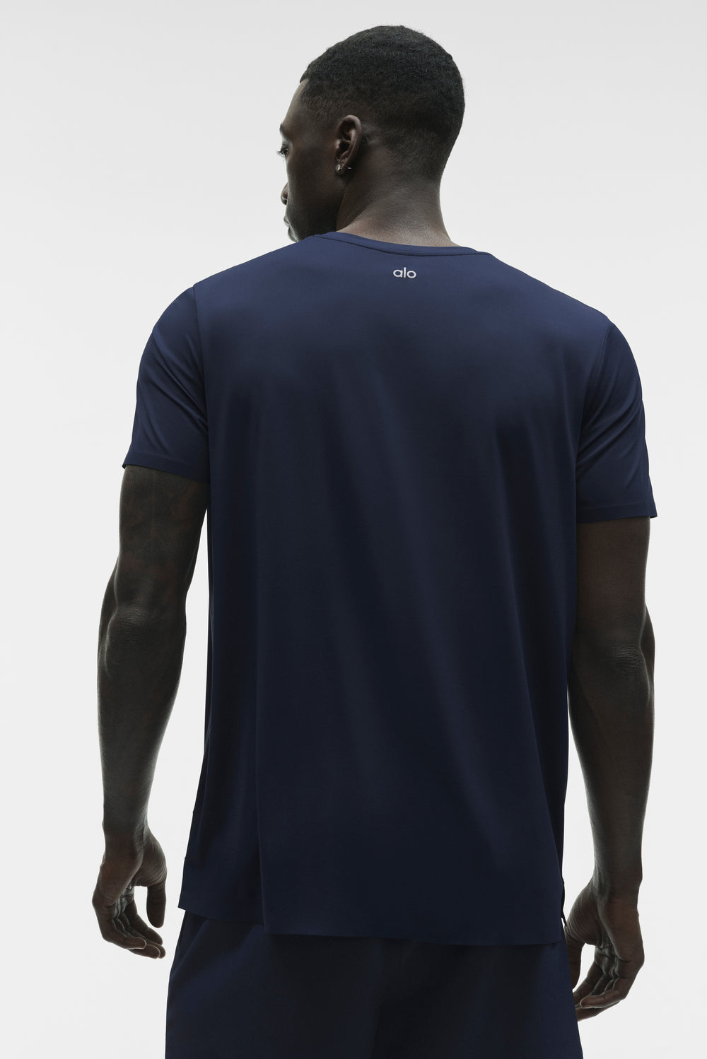 Alo Idol Crewneck Short Sleeve Navy