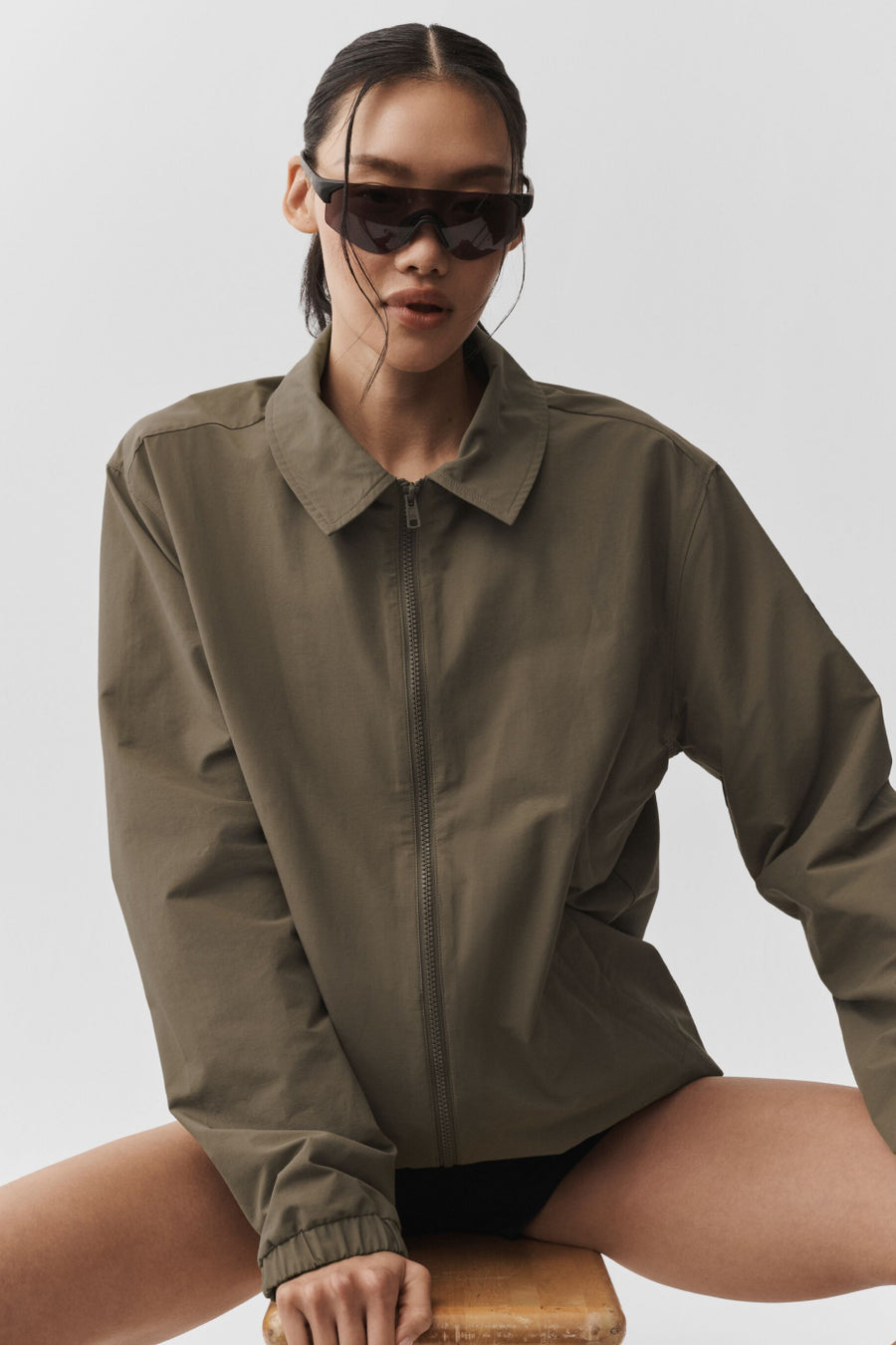 Alo Torrent Overshirt Olive Tree