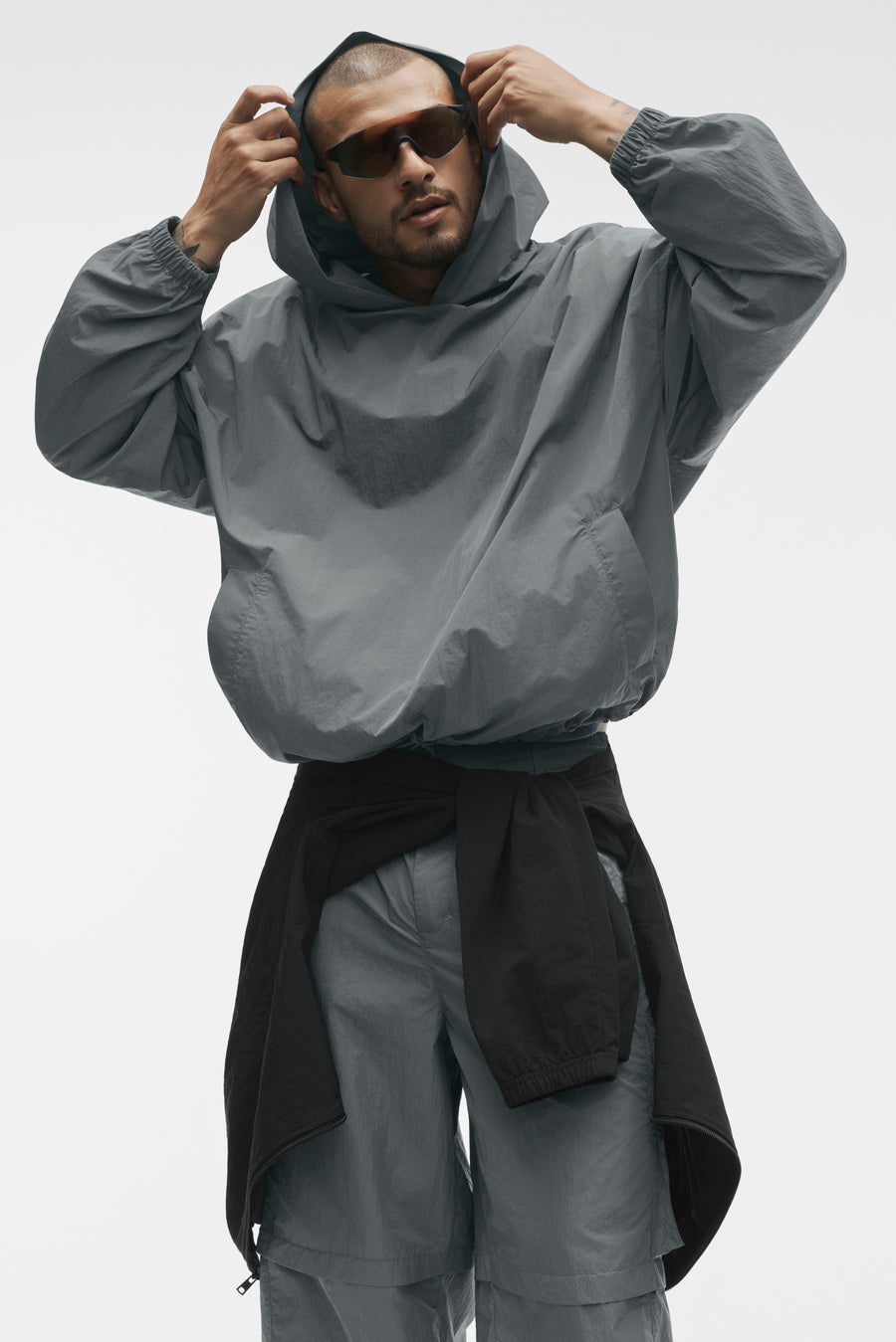 Alo Axis Hooded Pullover Monument