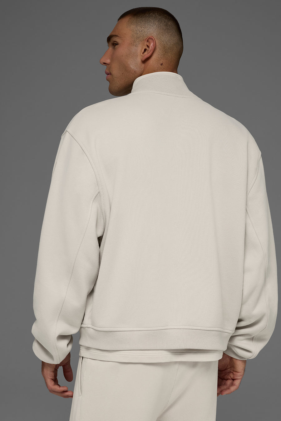 Alo Renown Varsity Jacket Bone