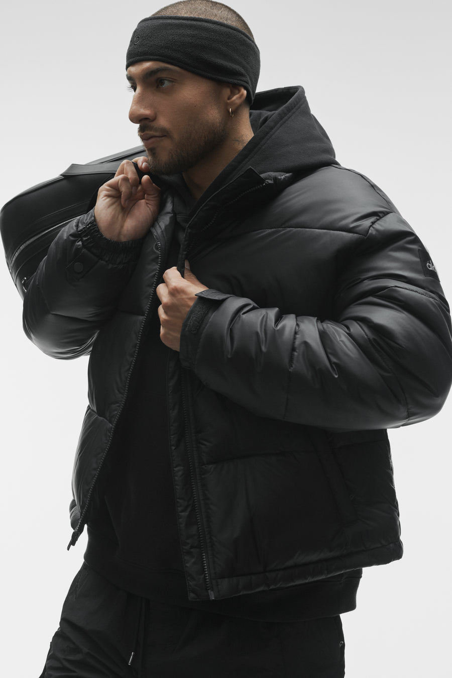 Alo Cold Front Puffer Jacket Black