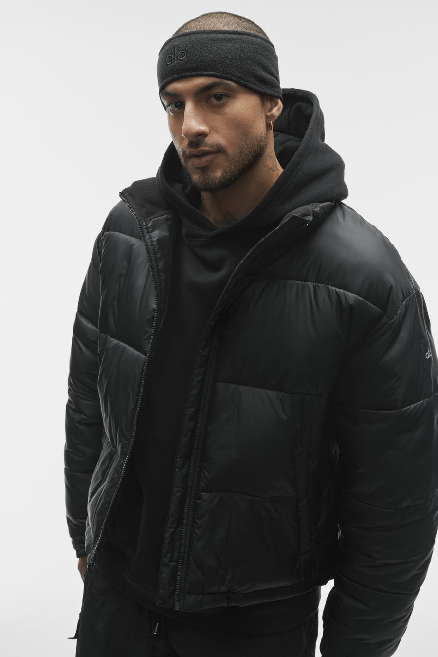 Alo Cold Front Puffer Jacket Black