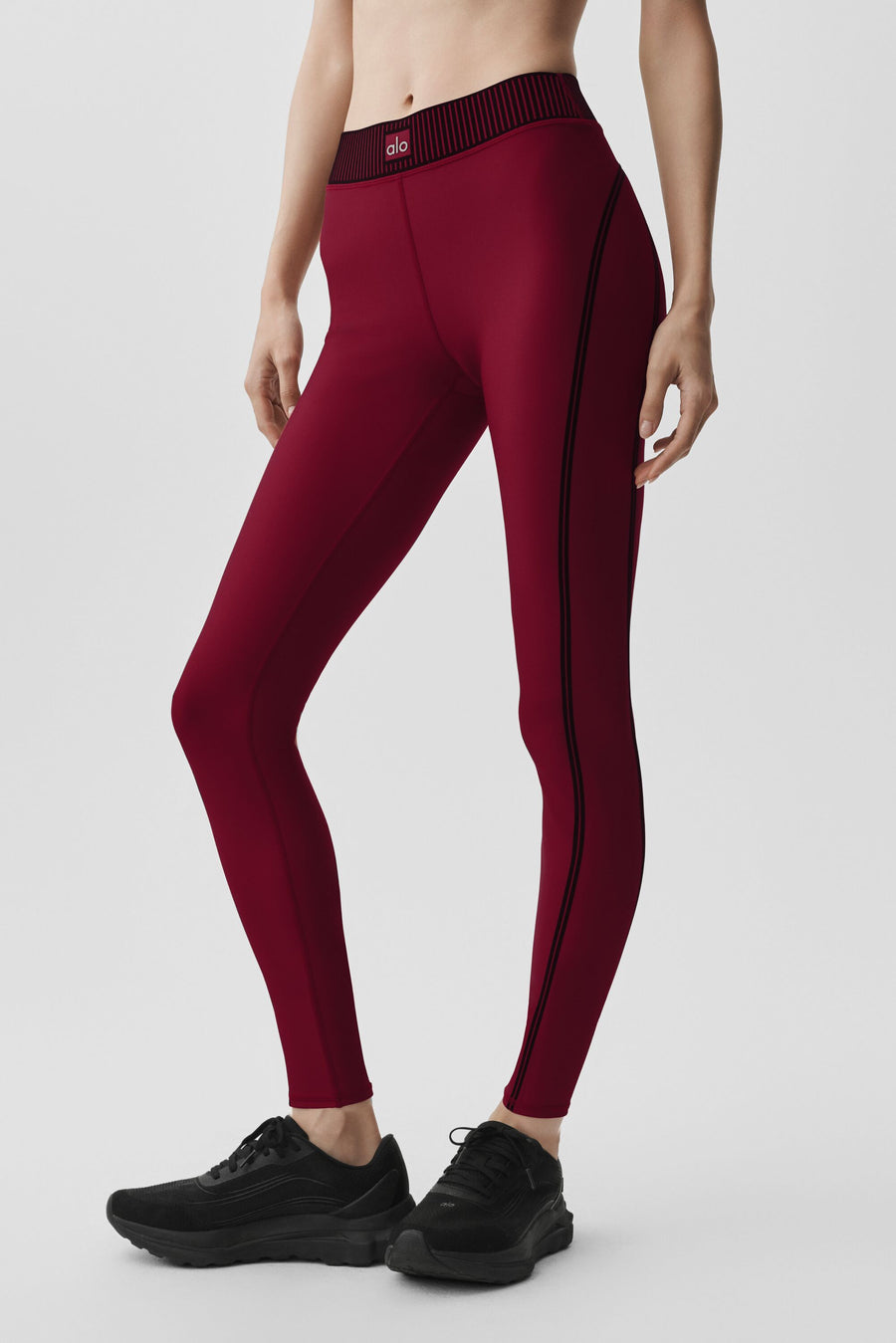 Alo Airlift High-Waist 7/8 Line Up Legging Summer Romance Red