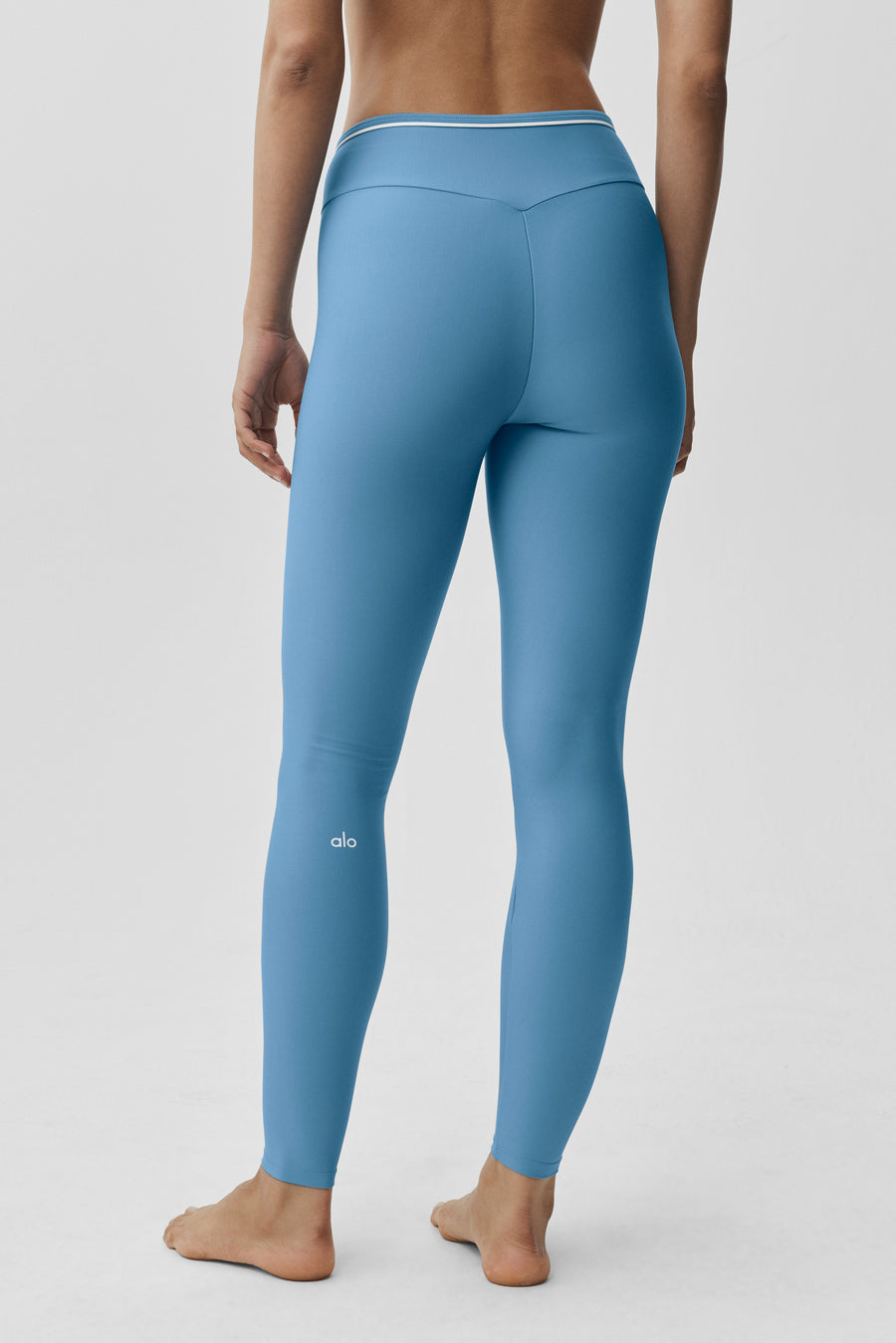 Alo Airlift High-Waist Trifecta Legging California Blue/White