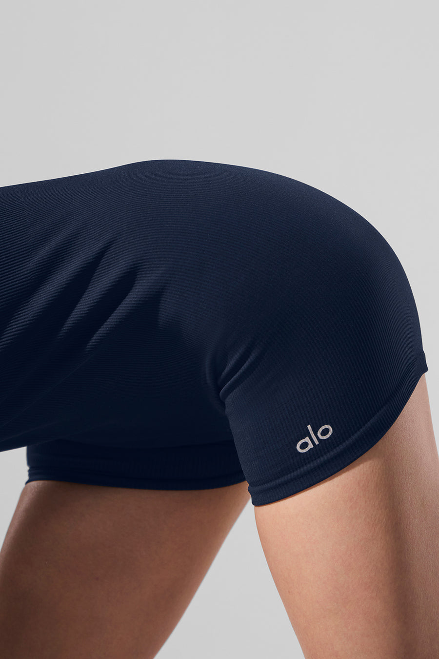 Alo Seamless Ribbed Favorite Onesie Navy