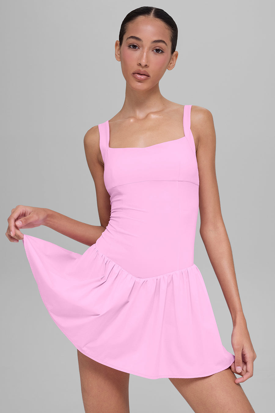 Alo Alosoft Break Point Tennis Dress Candy Heart Pink