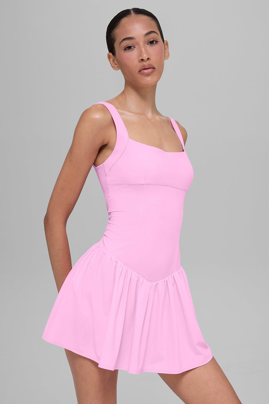 Alo Alosoft Break Point Tennis Dress Candy Heart Pink