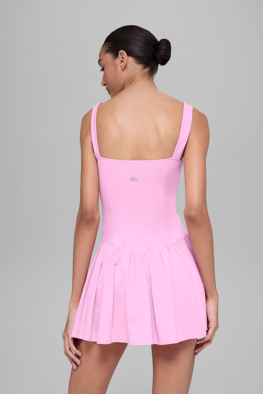 Alo Alosoft Break Point Tennis Dress Candy Heart Pink