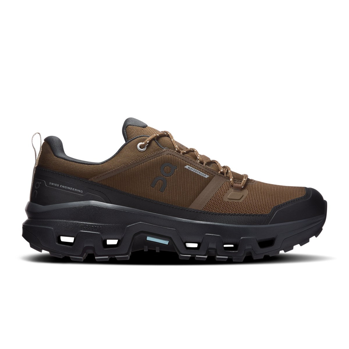 On Cloudrock Low Waterproof Earth / Black