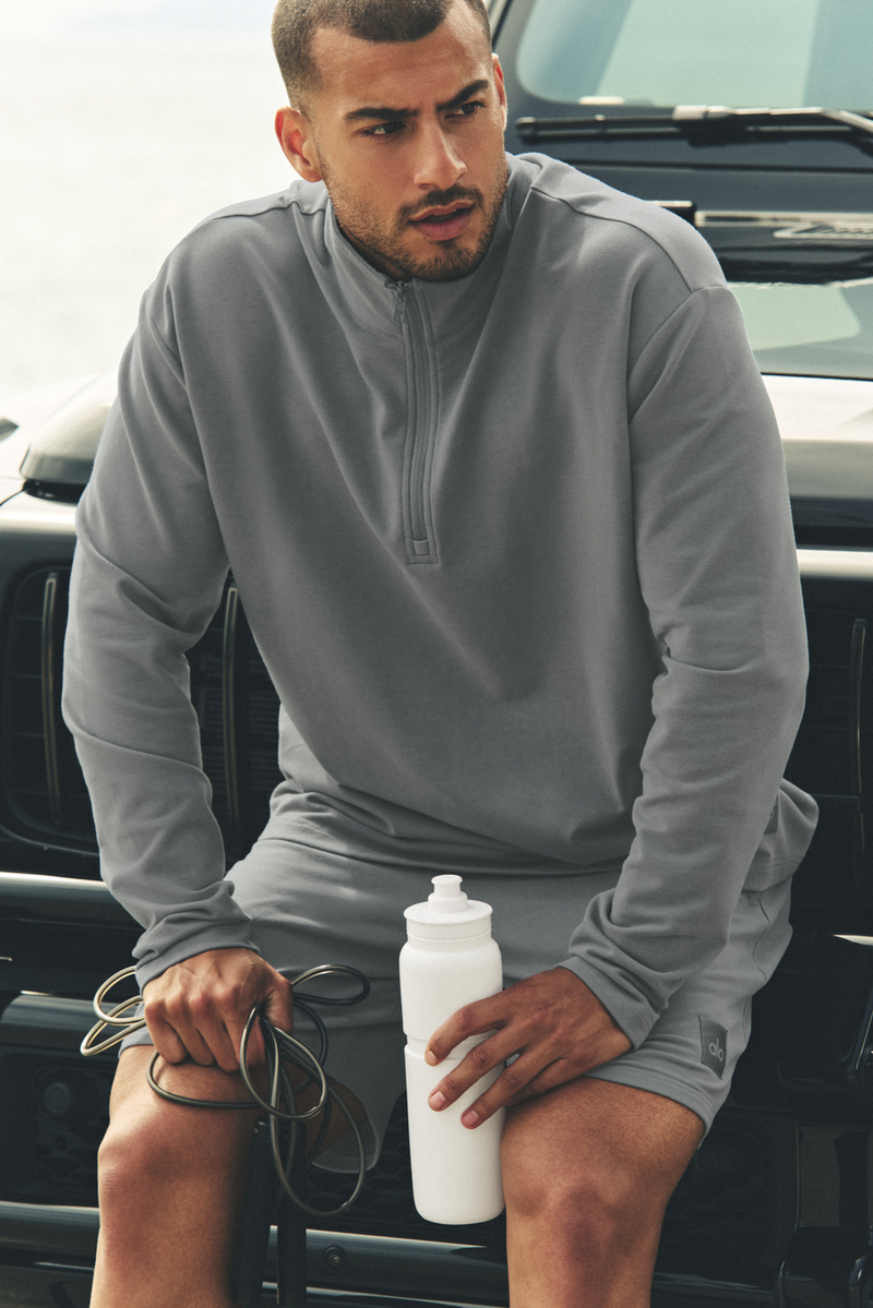 Alo Double Take Long Sleeve 1/4 Zip Monument
