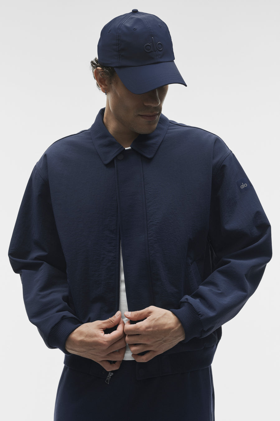 Alo Duality Bomber Jacket Navy