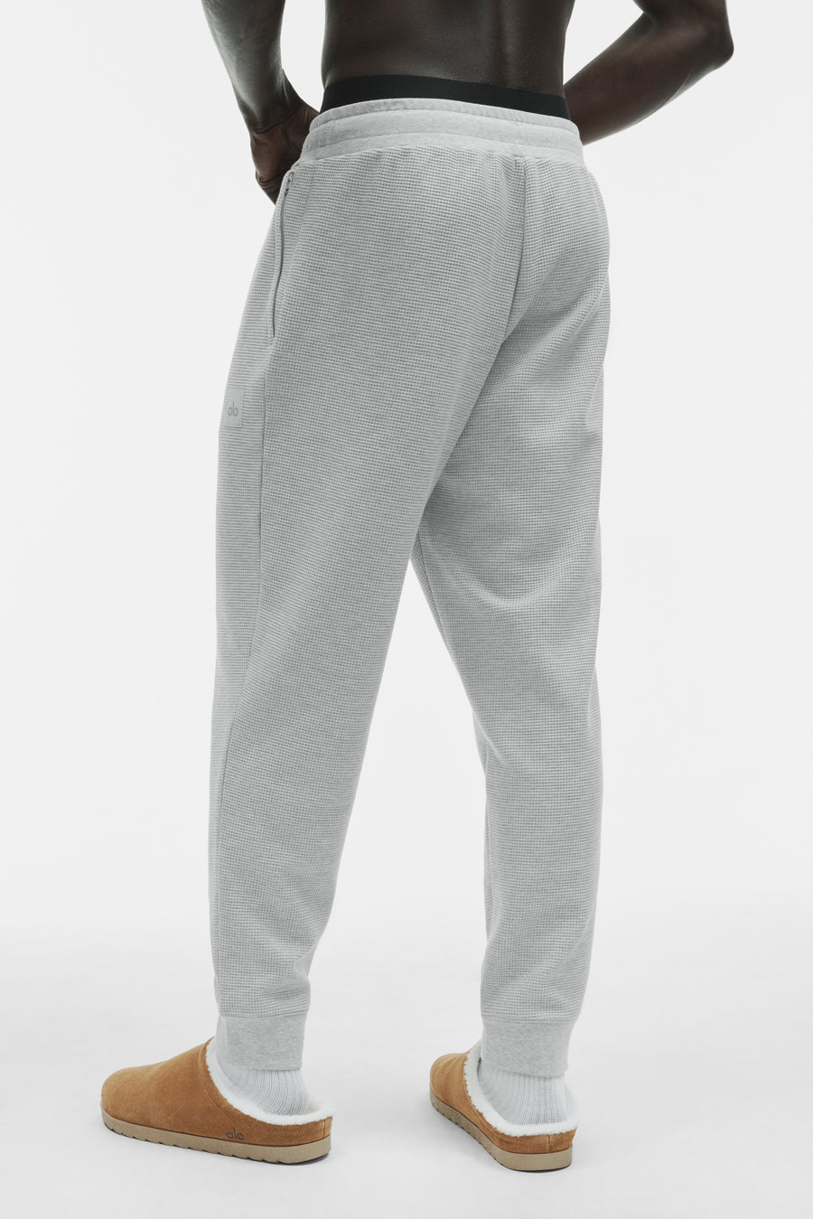 Alo Waffle Lounge Jogger Athletic Heather Grey